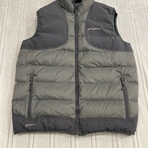 Eddie Bauer Men's Charcoal Puffer Vest